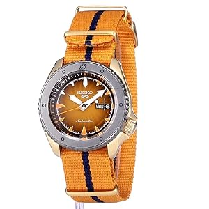 Amazon.com: Seiko 5 Sports Boruto & Naruto Automatic Orange